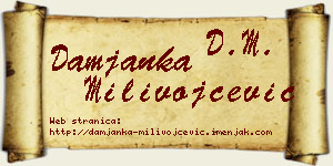 Damjanka Milivojčević vizit kartica